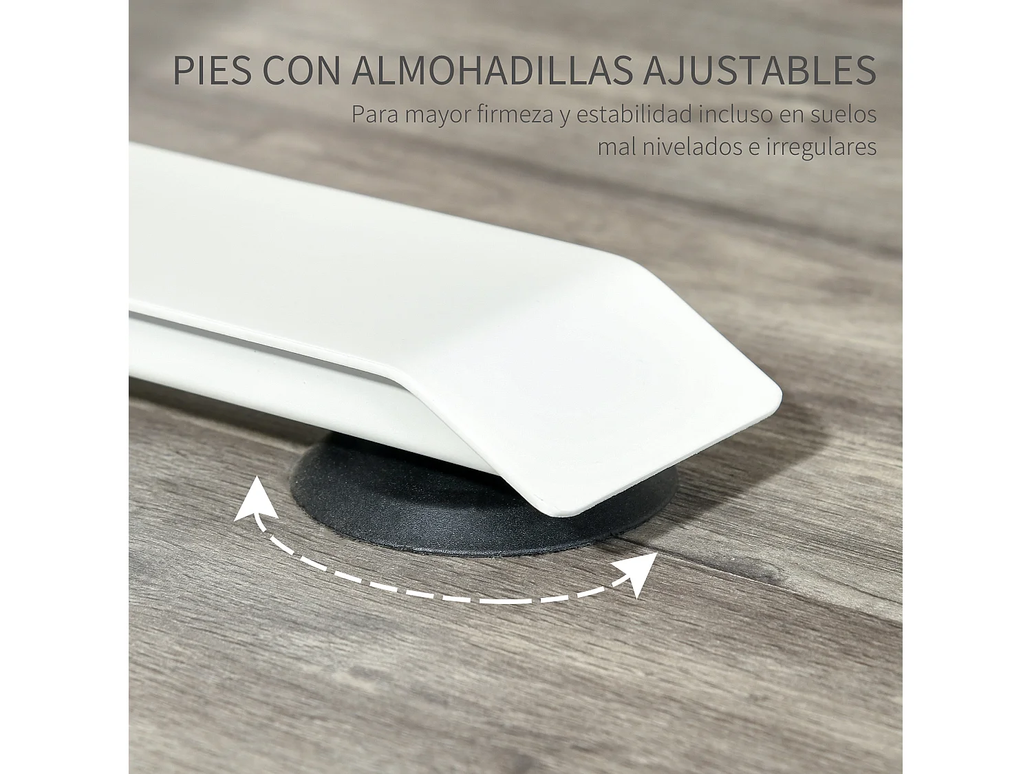 Escritorio eléctrico de pie blanco 120x60x116 cm Vinsetto