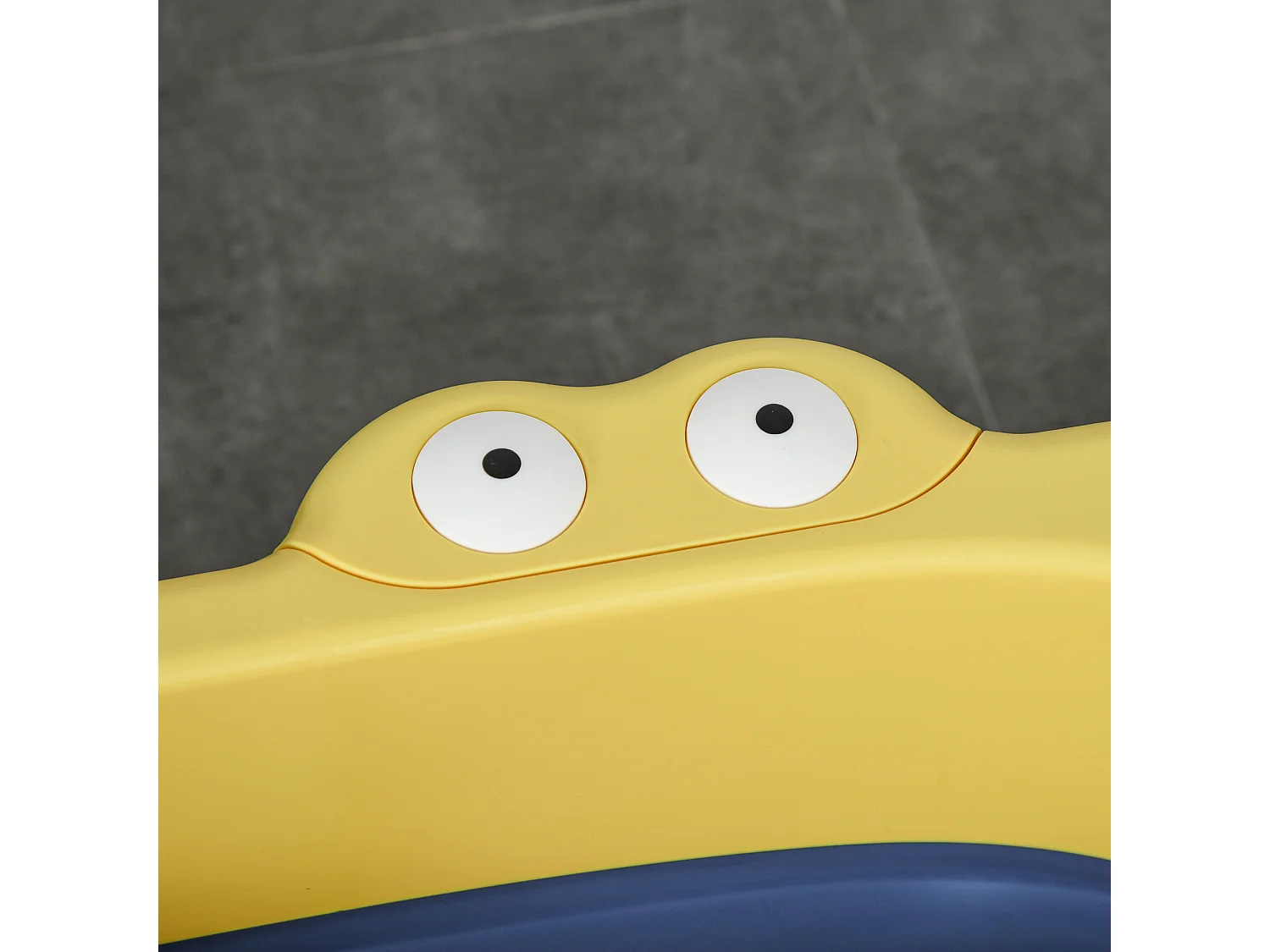 Bañera para bebé amarillo y azul 75.3x55.4x43 cm HOMCOM