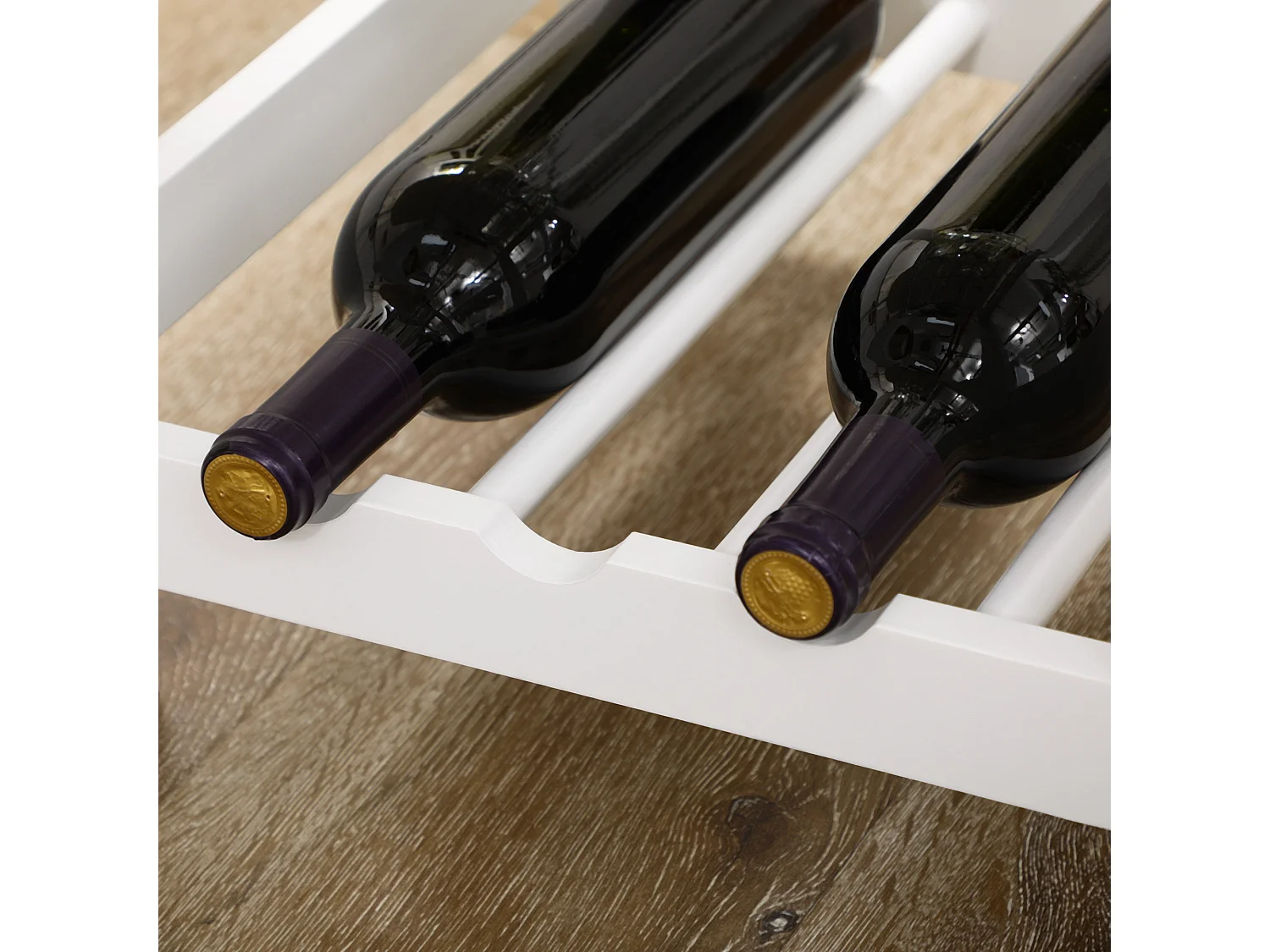 Conjunto de bar blanco y natural 119x38.5x88.5 cm HOMCOM