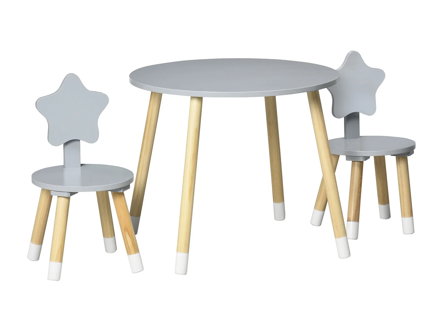 Muebles infantiles gris 59x59x50 cm HOMCOM