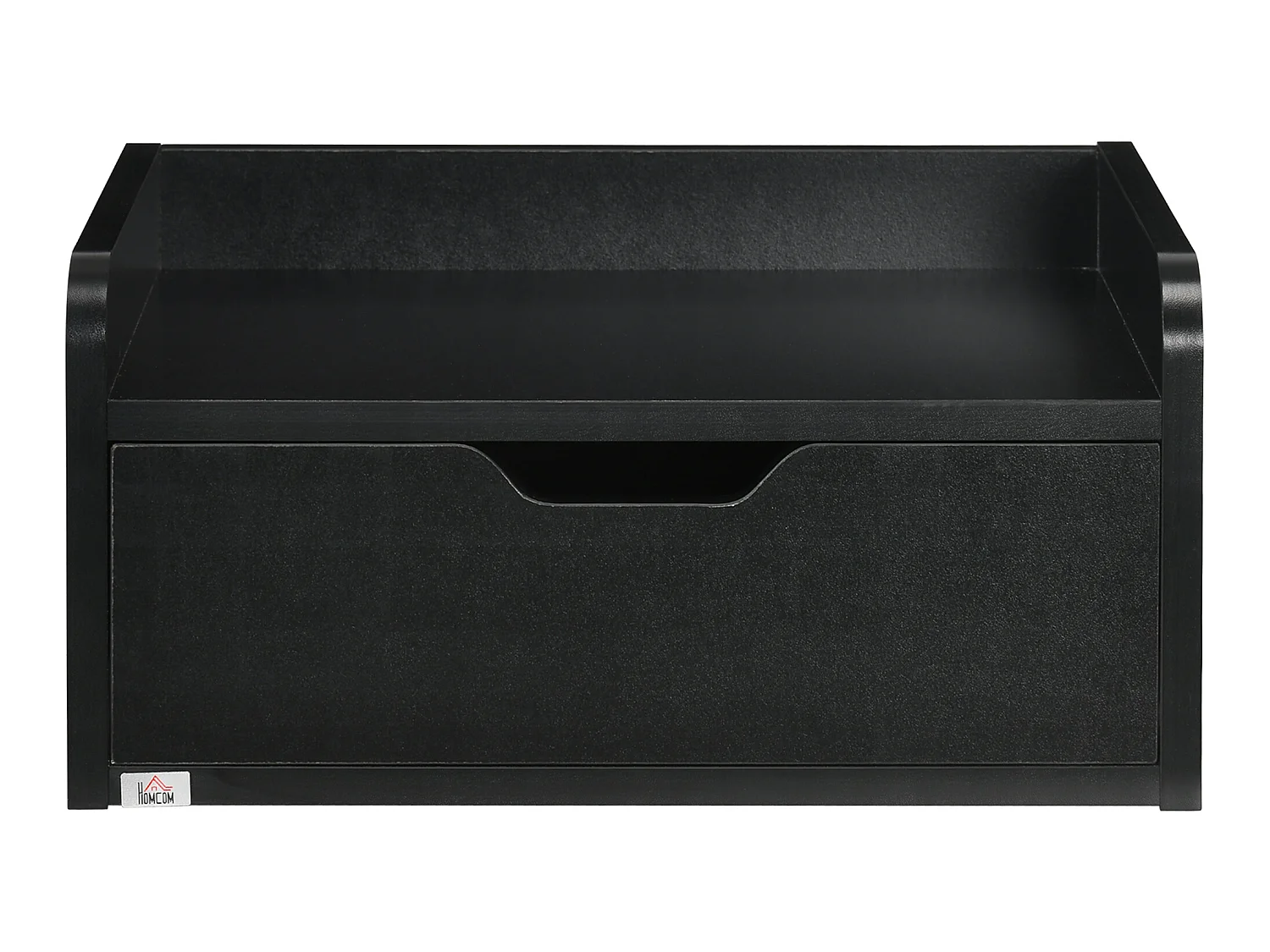 Mesillas de noche negro 40x30x19.5 cm HOMCOM