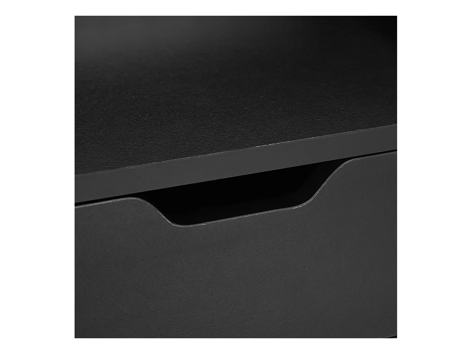 Mesillas de noche negro 40x30x19.5 cm HOMCOM