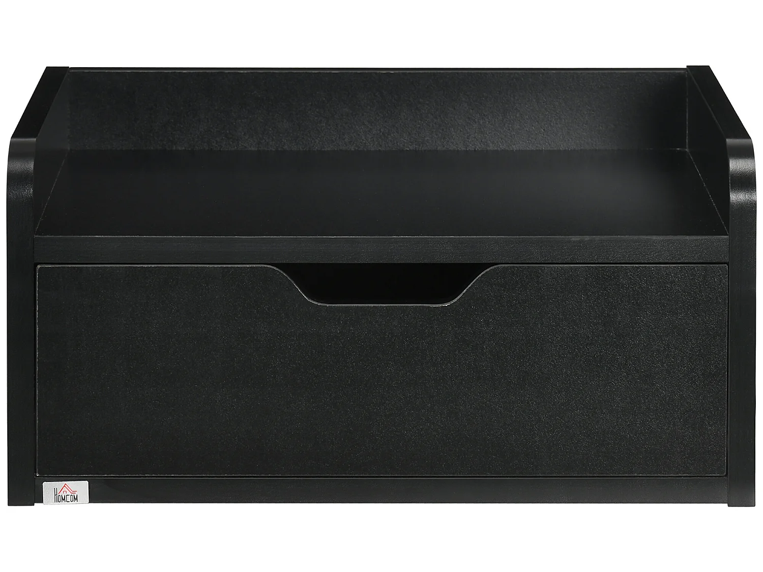 Mesillas de noche negro 40x30x19.5 cm HOMCOM