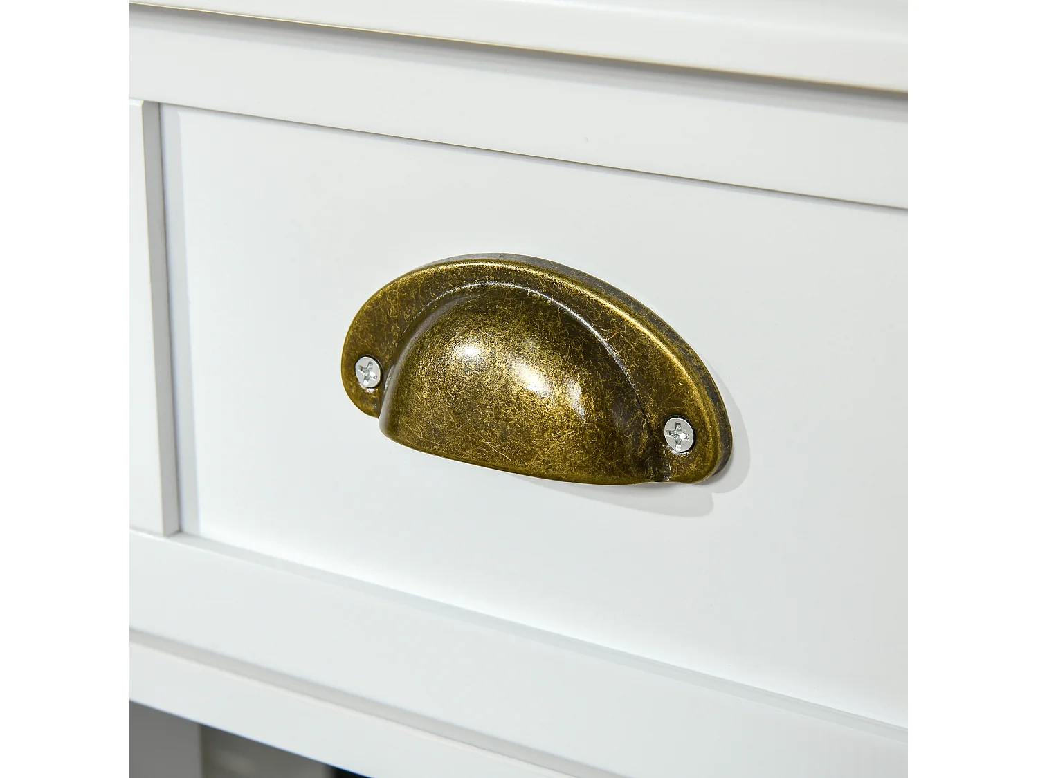 Mesa auxiliar white 30x30x75 cm HOMCOM