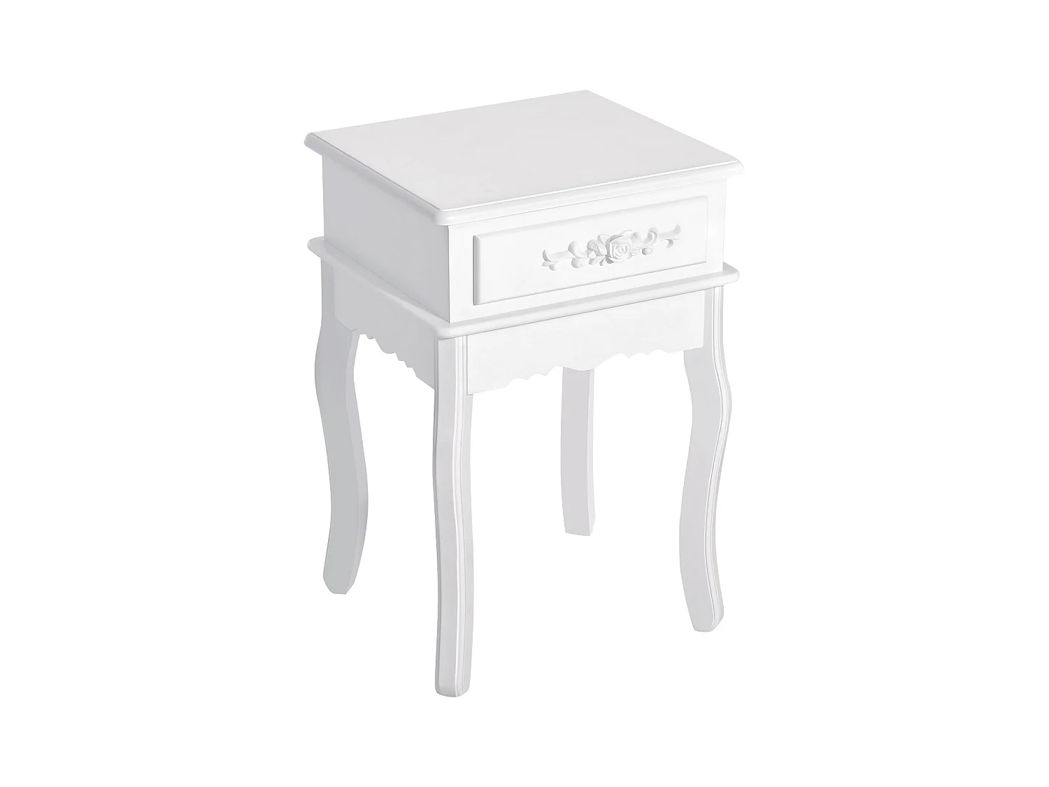 Mesita de noche blanco 40x35x60 cm HOMCOM