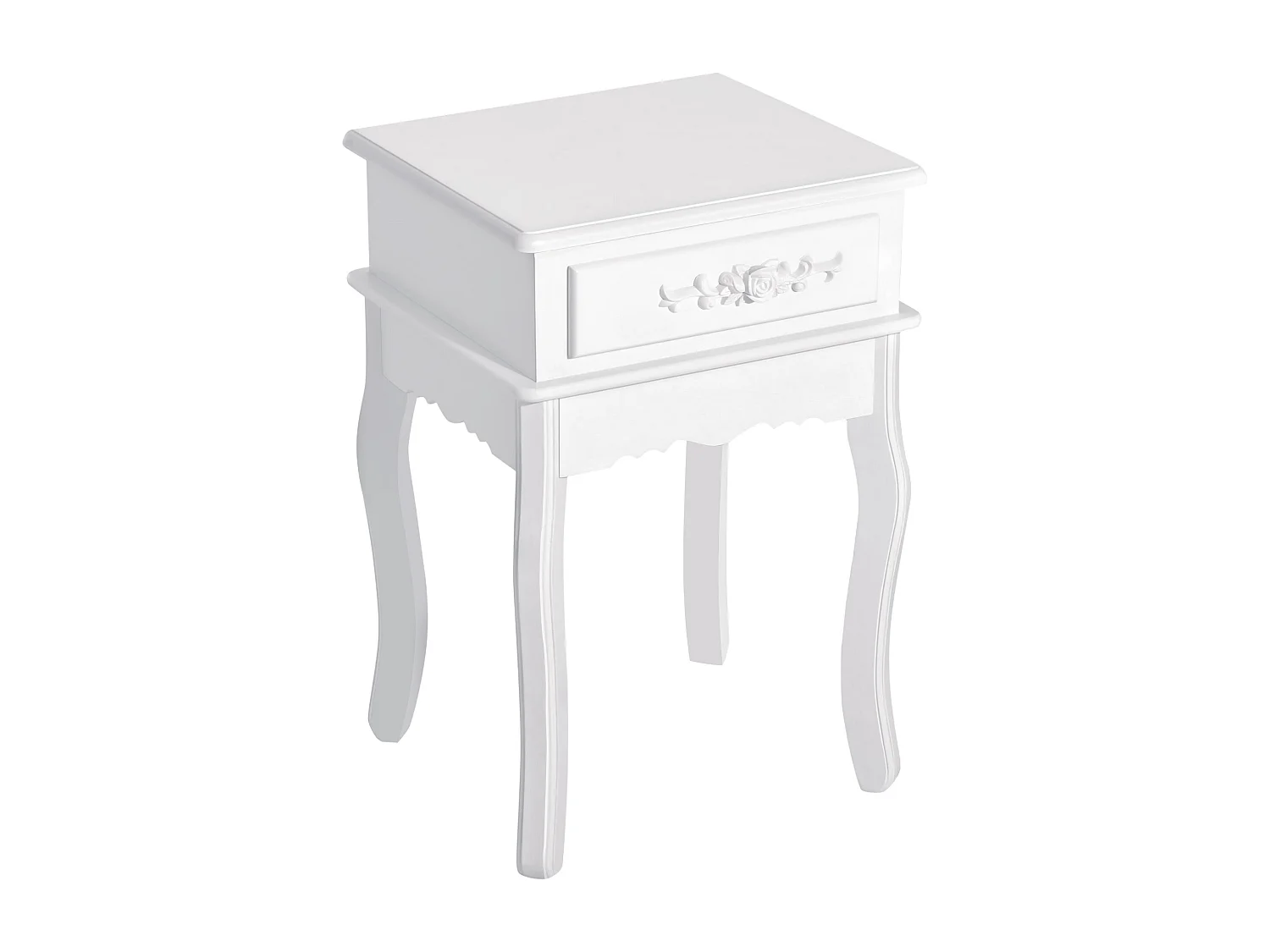 Mesita de noche blanco 40x35x60 cm HOMCOM