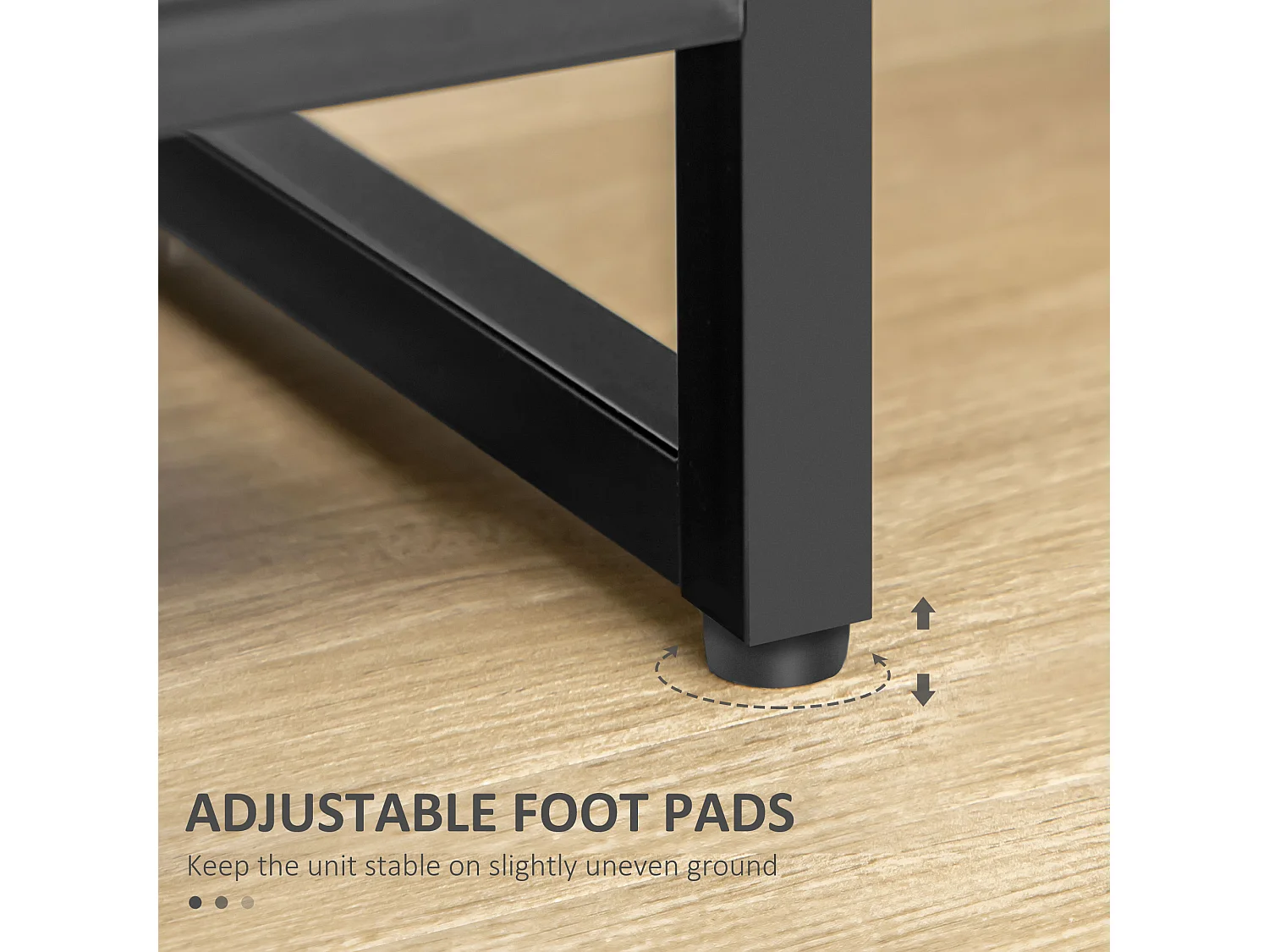 Armario de salón marrón rústico 45x40x50.5 cm HOMCOM