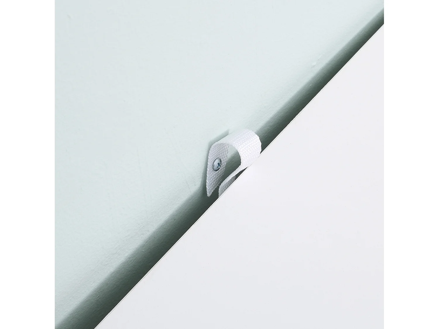 Mesilla de noche blanco y roble 45x39x48 cm HOMCOM