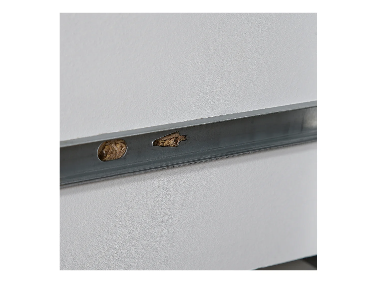 Mesita de noche blanco, gris, negro 39.5x40x48 cm HOMCOM