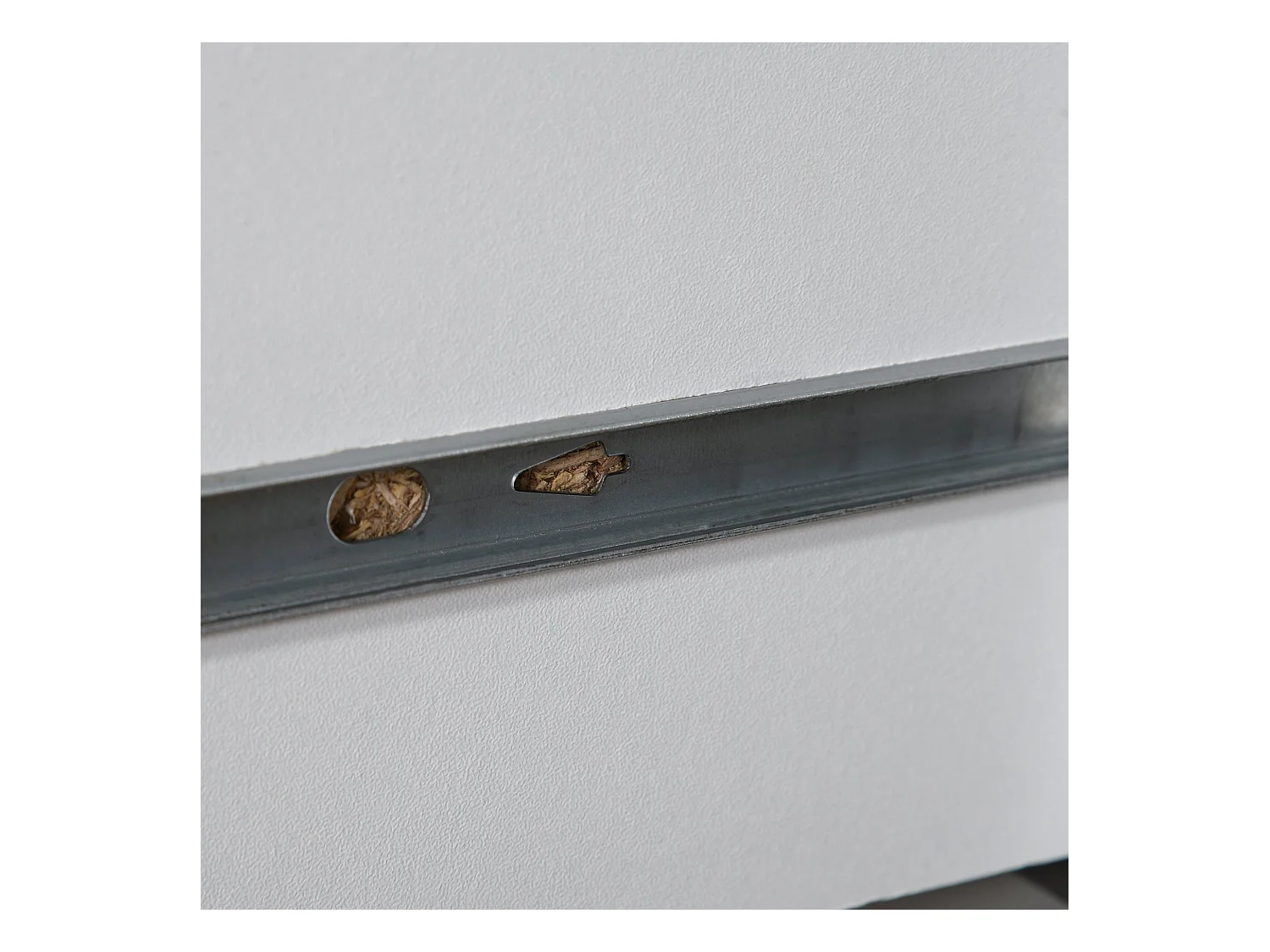 Mesita de noche blanco, gris, negro 39.5x40x48 cm HOMCOM