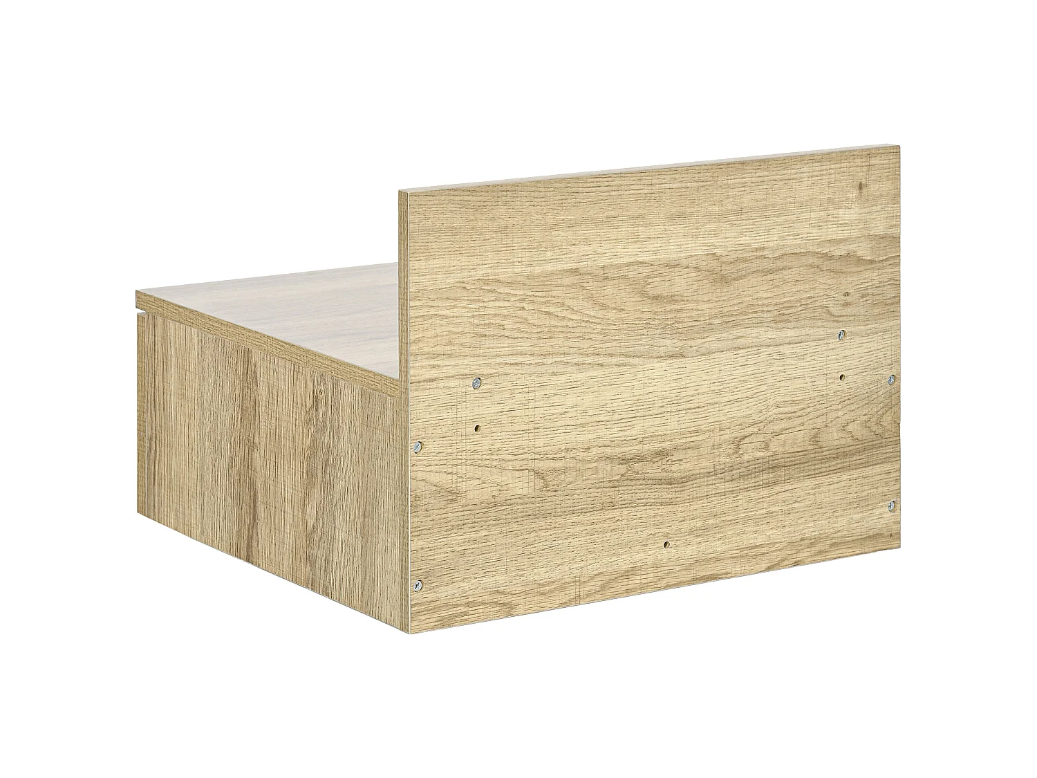 Mesillas de noche madera natural 43x36.5x30.5 cm HOMCOM