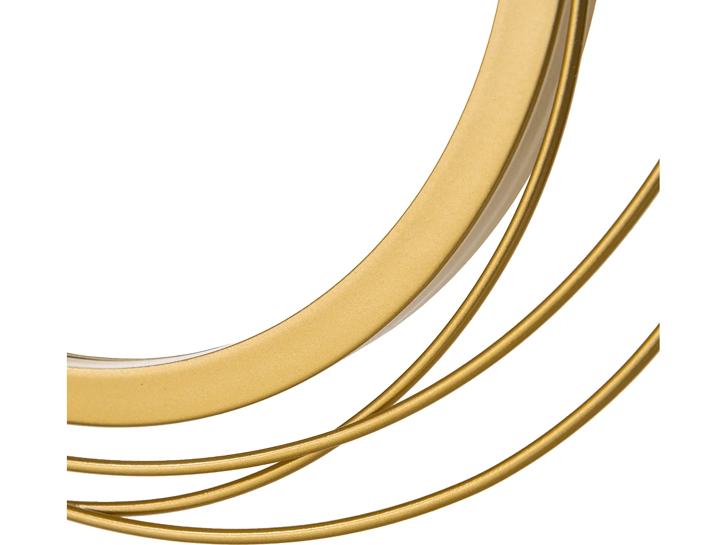 Decoración pared metálica oro 107x4x56 cm HOMCOM