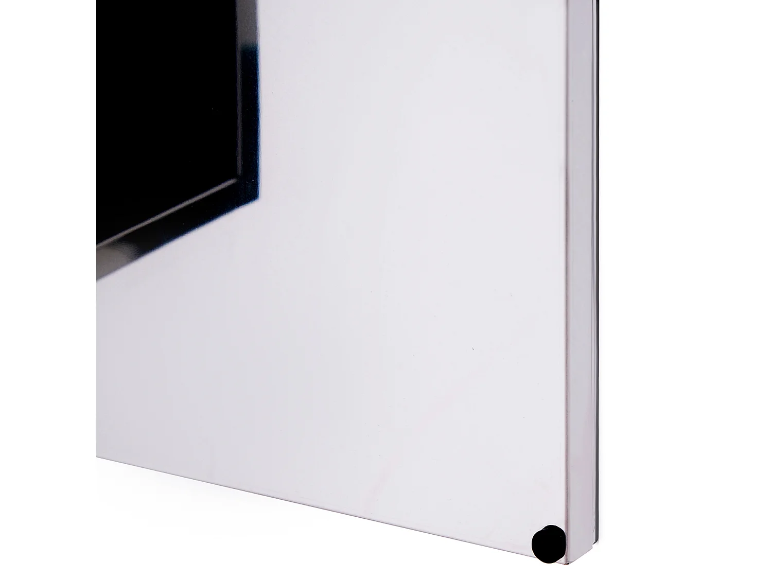 Armario con espejo plata 30x14x55 cm HOMCOM