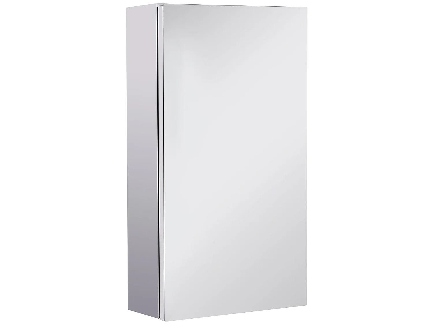 Armario con espejo plata 30x14x55 cm HOMCOM