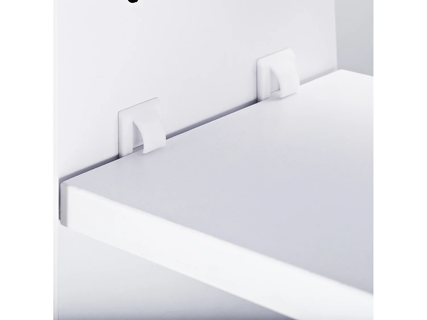 Armario con espejo blanco 80x15x60 cm HOMCOM