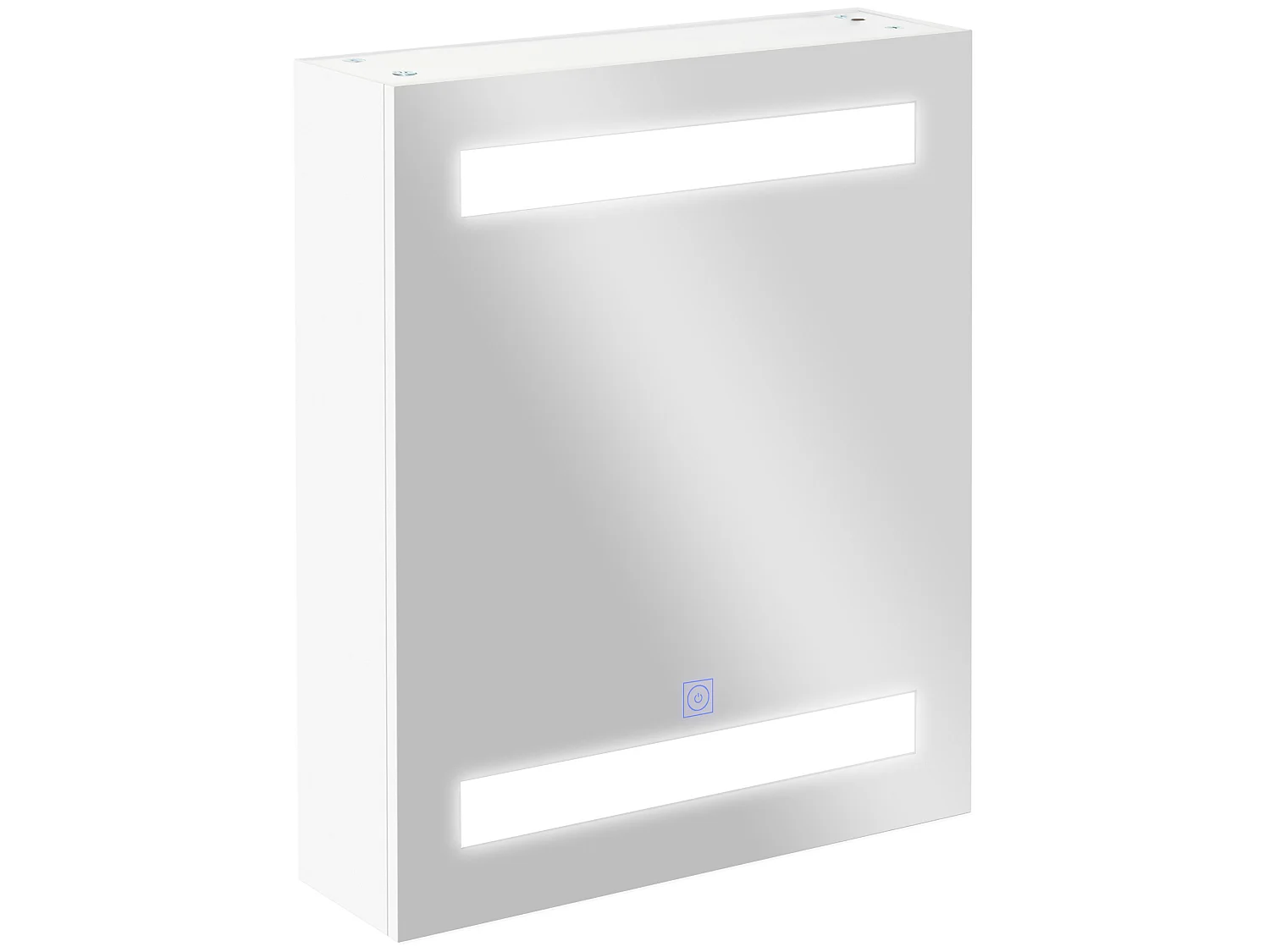 Armario con espejo blanco 50x15x60 cm HOMCOM