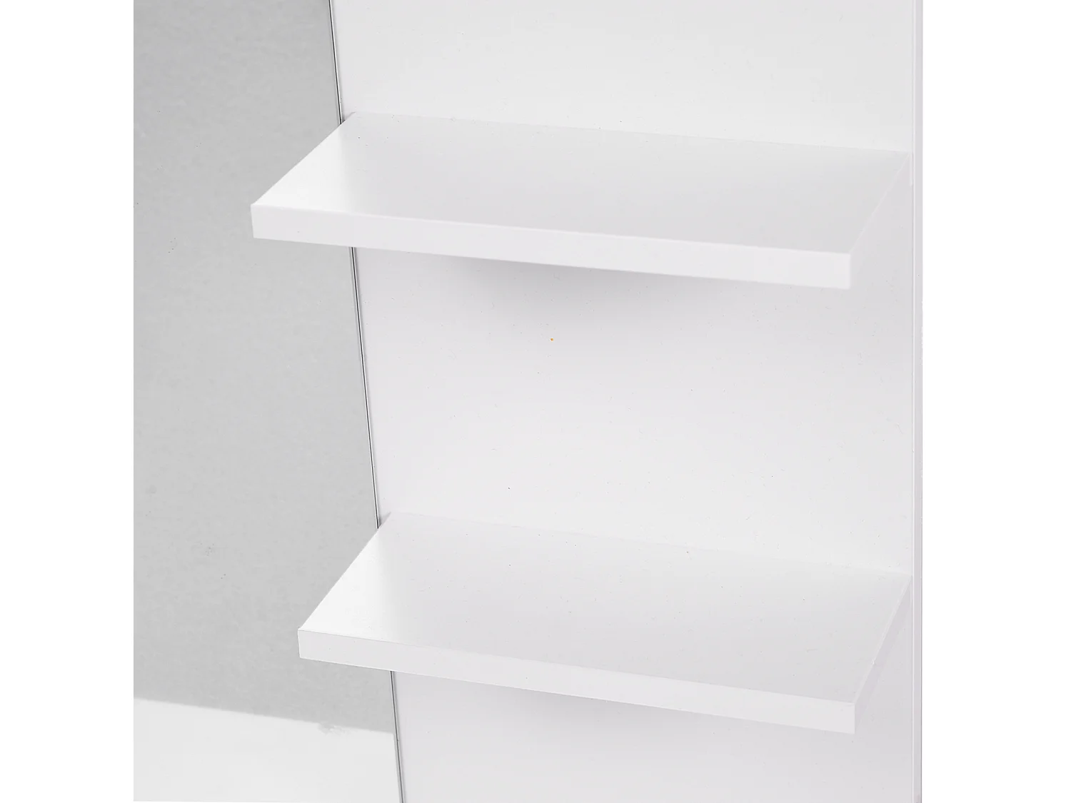 Espejo de pared blanco 60x10x48 cm kleankin