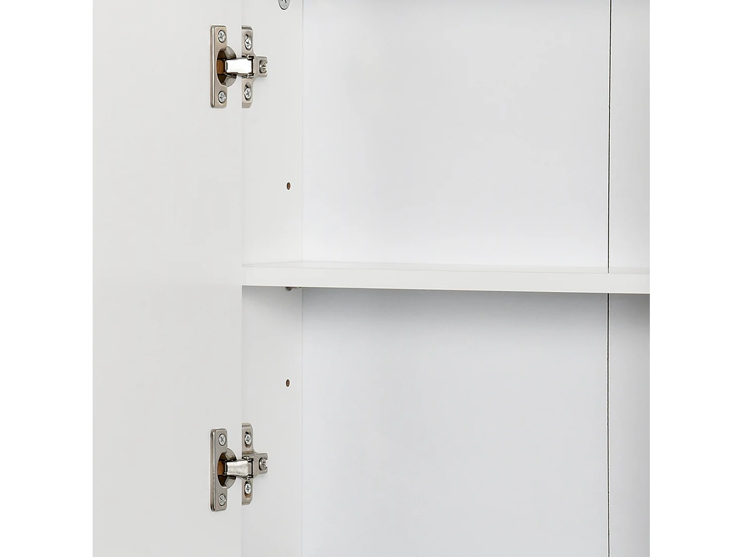 Armario con espejo blanco 48x14.5x45 cm HOMCOM