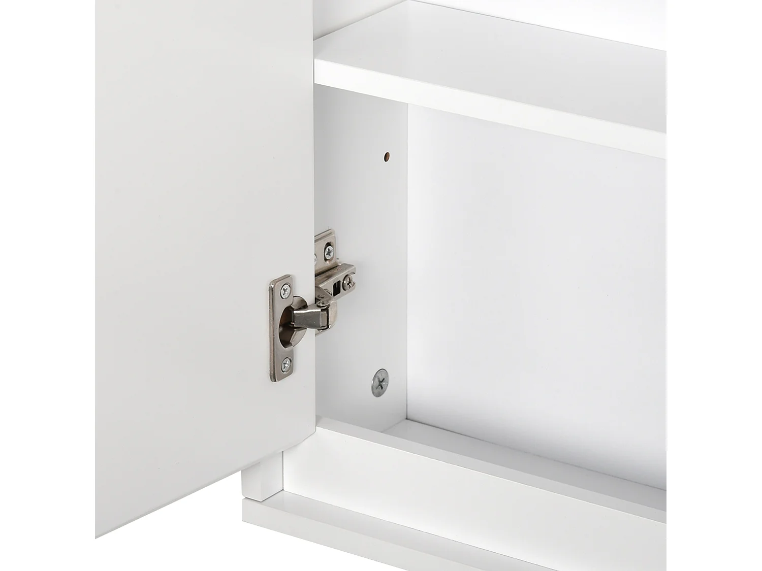 Armario con espejo blanco 48x14.5x45 cm HOMCOM