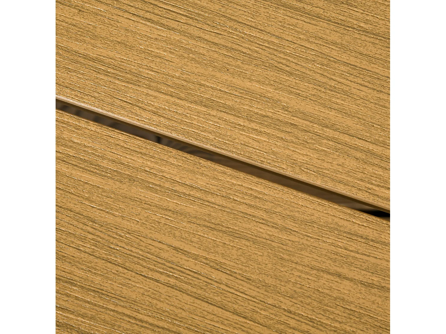 Muebles de ratán gris 130x65x68 cm Outsunny