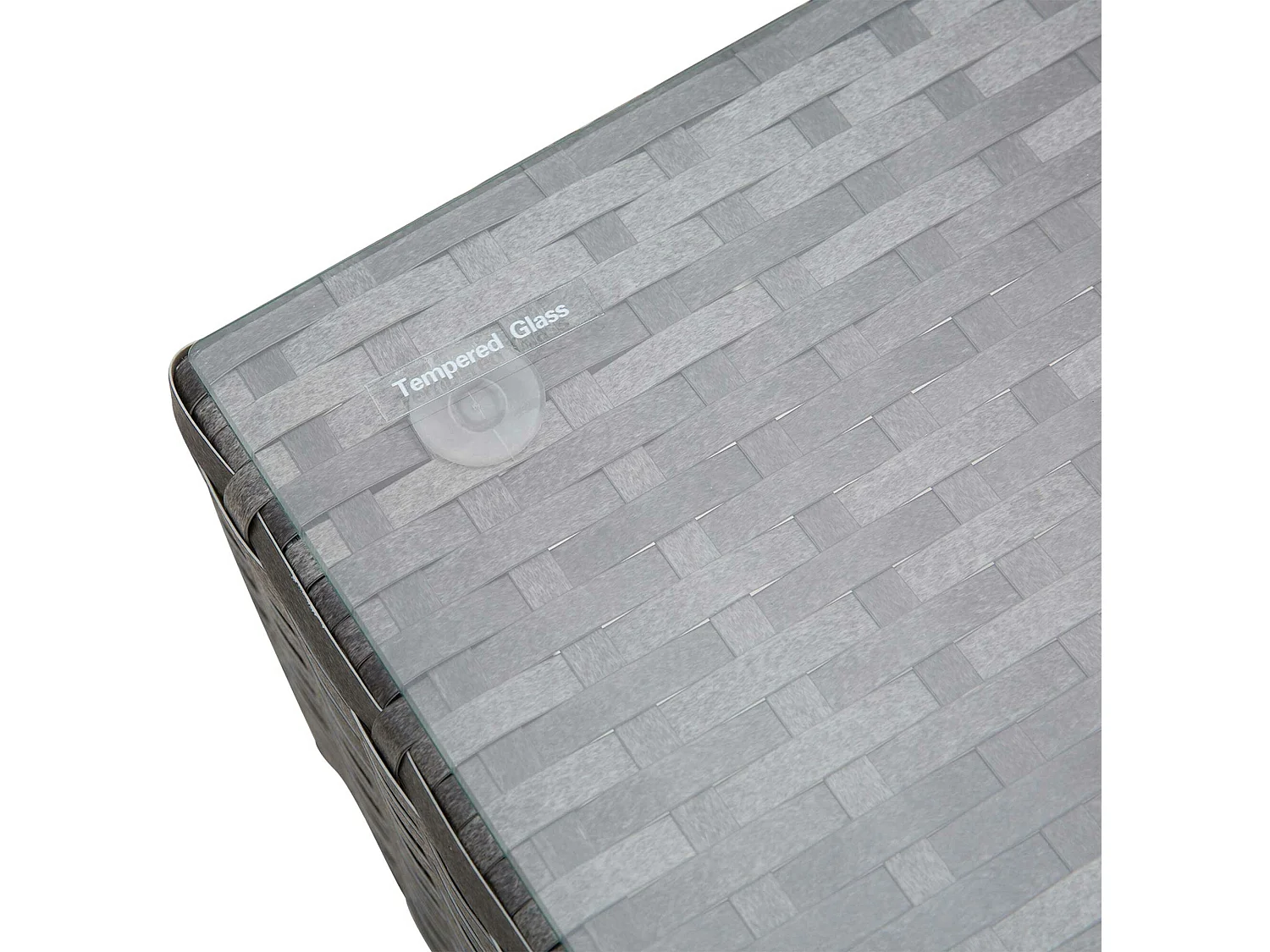 Conjunto de sofás de ratán azul 140x70x66 cm Outsunny