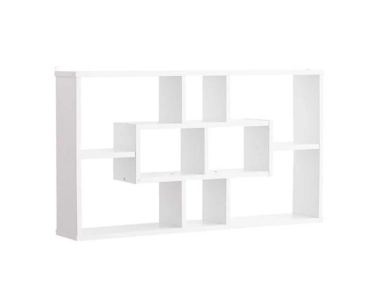 Estante de pared decorativo blanco 85x14,5x47,5cm HOMCOM