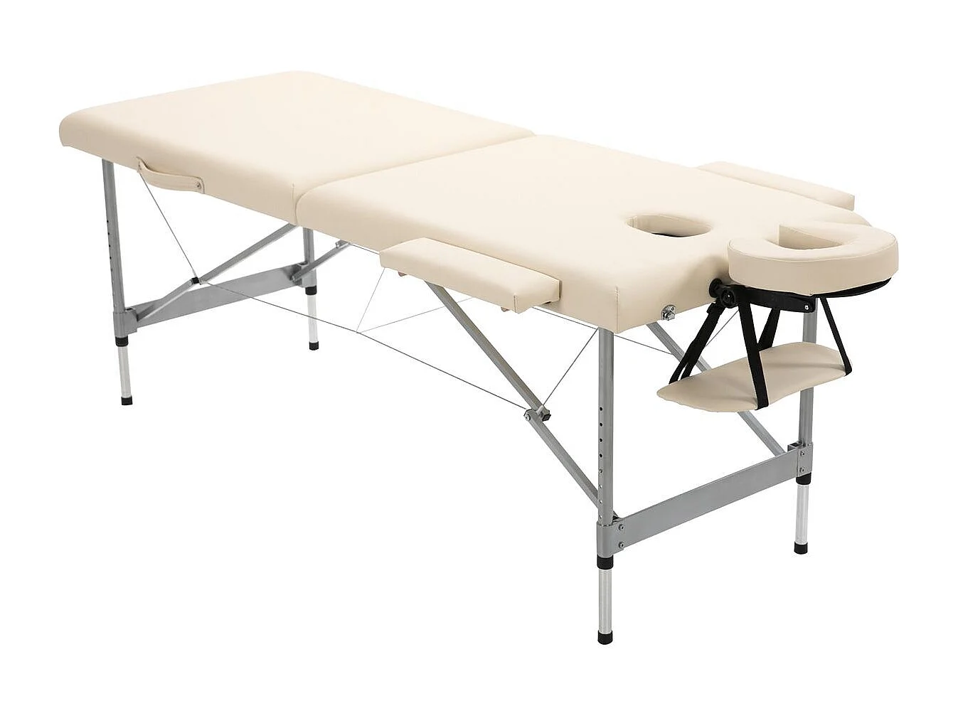Camilla de masaje beige 186x71x83 cm HOMCOM