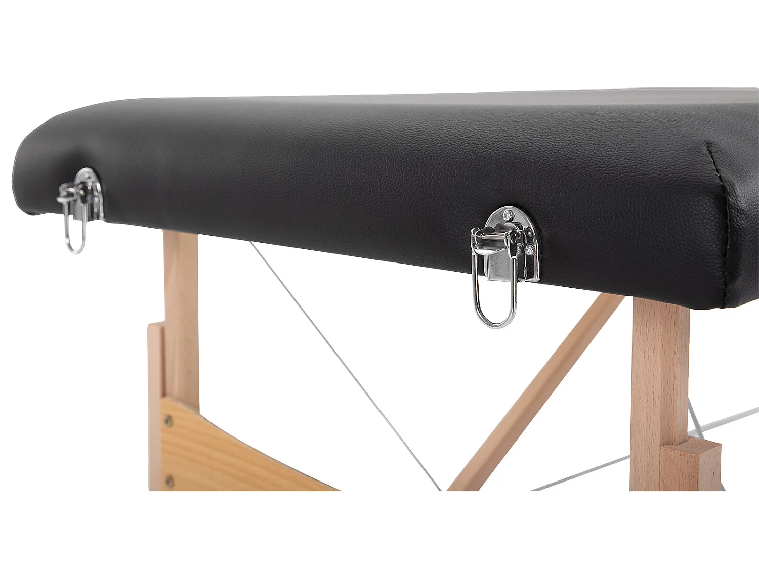 Camilla de masaje negro 186x60x81 cm HOMCOM