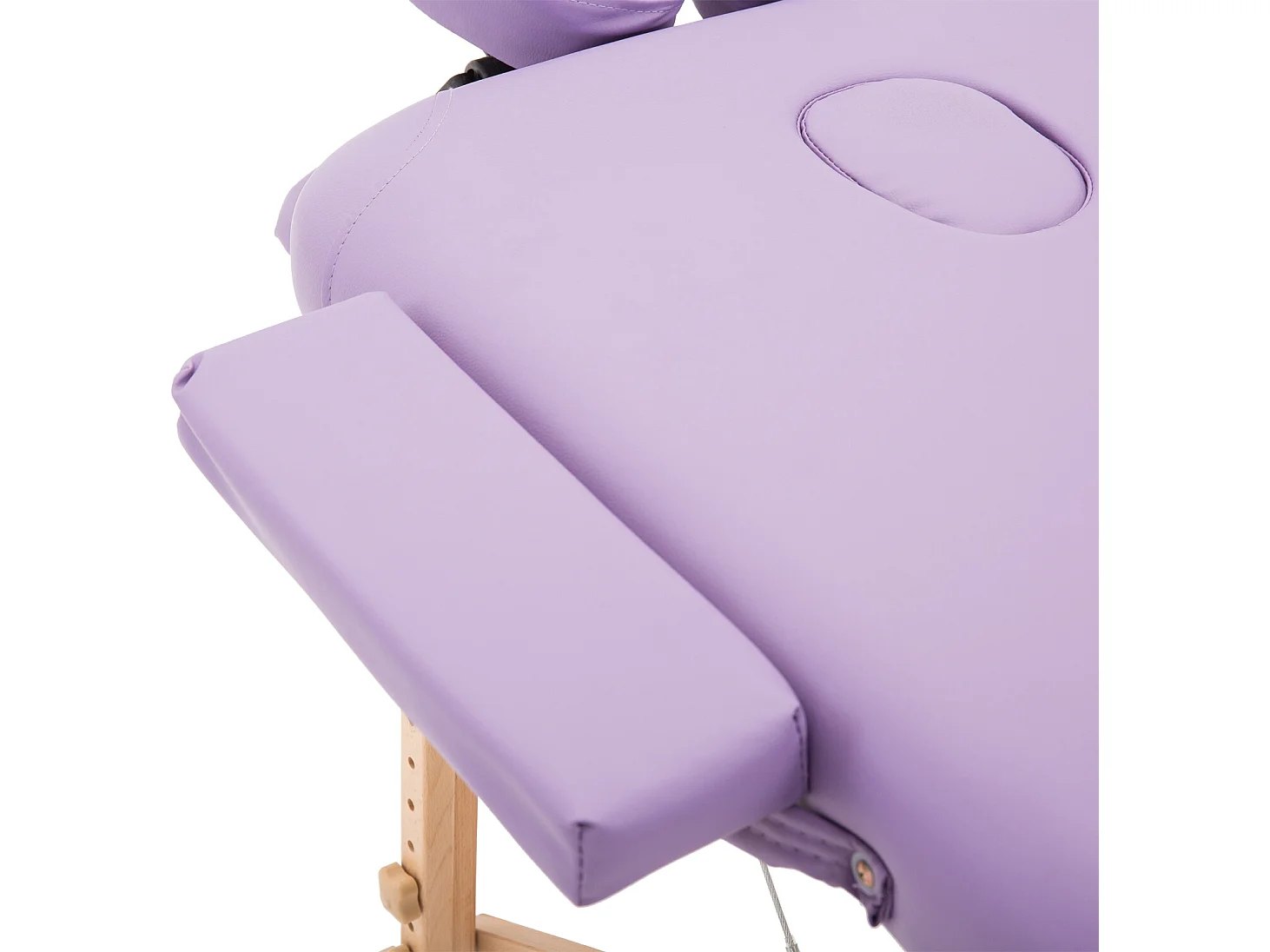 Camilla de masaje plegable púrpura 185x60x88 cm HOMCOM