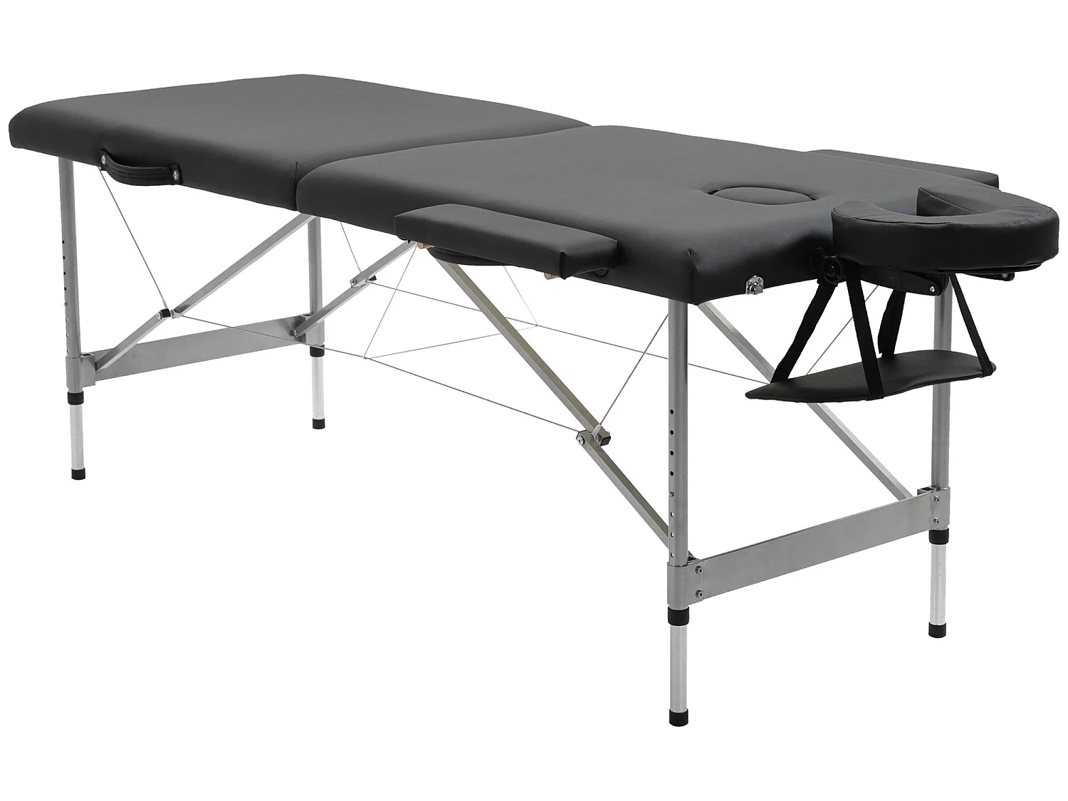 Camilla de masaje negro 186x71x83 cm HOMCOM
