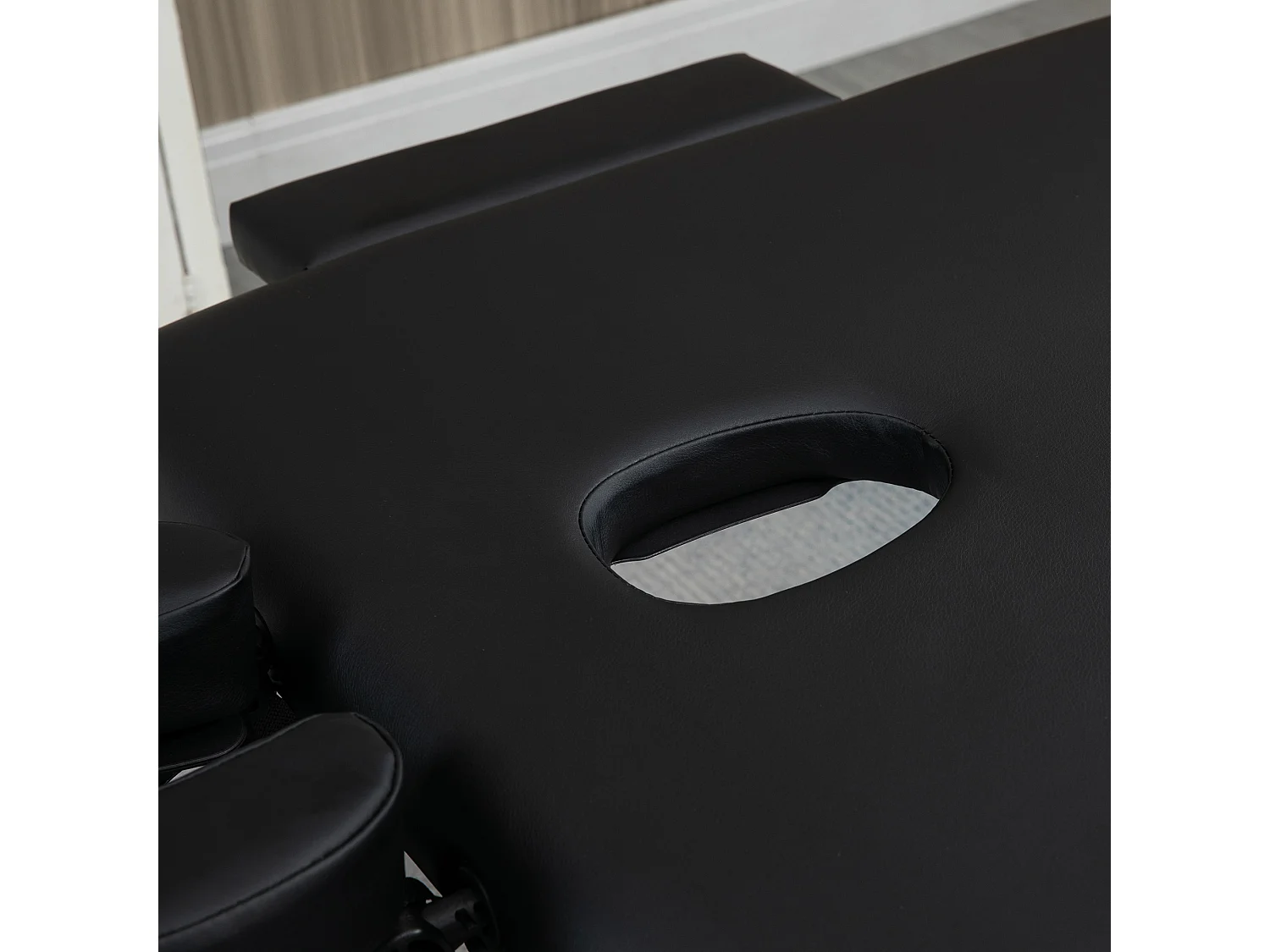 Camilla de masaje negro 186x71x83 cm HOMCOM