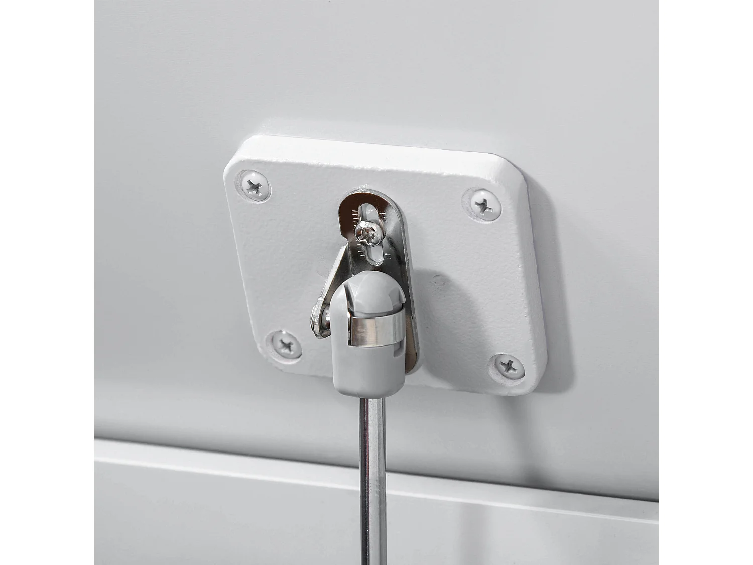 Caja de almacenaje gris 60x40x48 cm HOMCOM