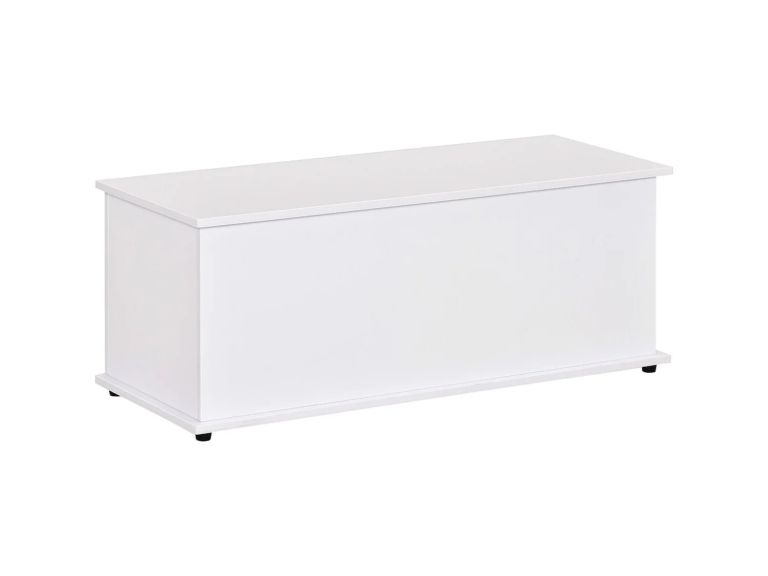 Baúl de almacenamiento blanco 100x40x40 cm HOMCOM