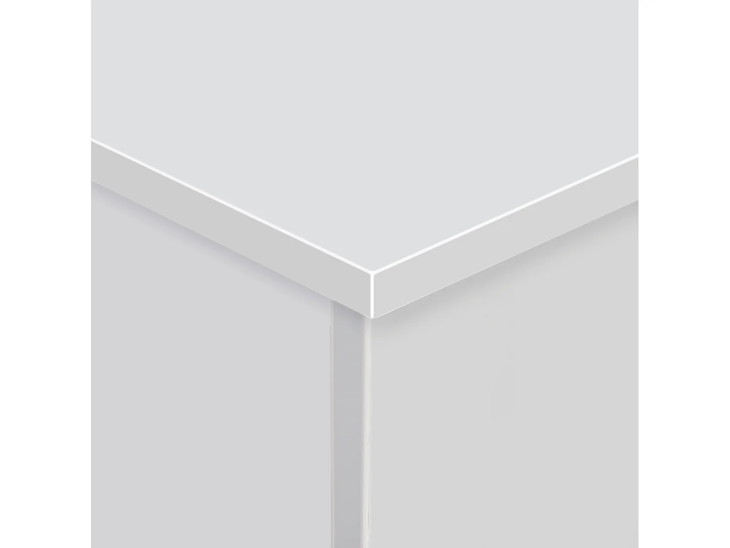 Baúl de almacenamiento blanco 100x40x40 cm HOMCOM
