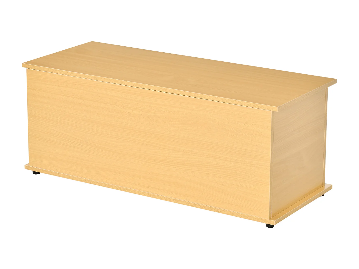 Baúl de almacenamiento madera de haya 100x40x40 cm HOMCOM