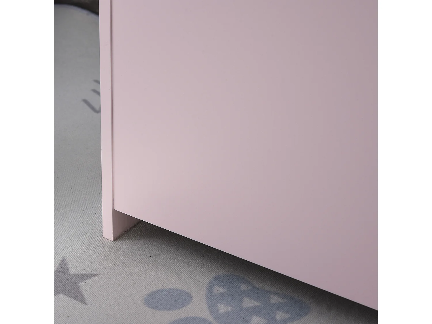 Caja de almacenaje rosa 60x40x48 cm HOMCOM