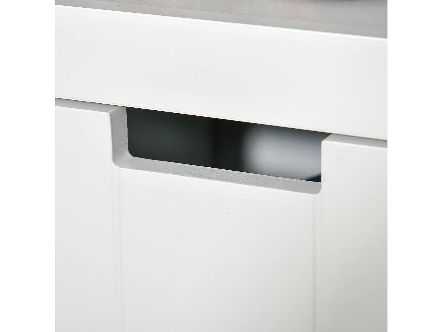 Aparador de salón blanco 102x33x61.5 cm HOMCOM