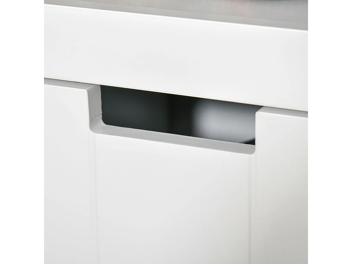 Aparador de salón blanco 102x33x61.5 cm HOMCOM