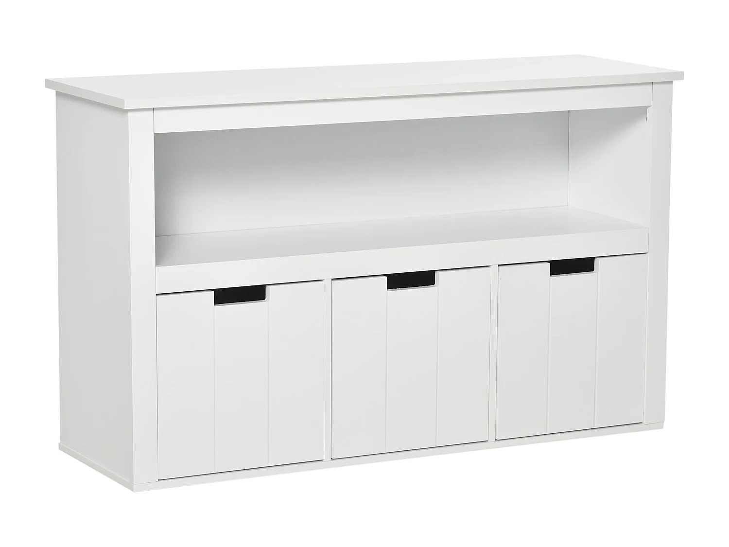 Aparador de salón blanco 102x33x61.5 cm HOMCOM