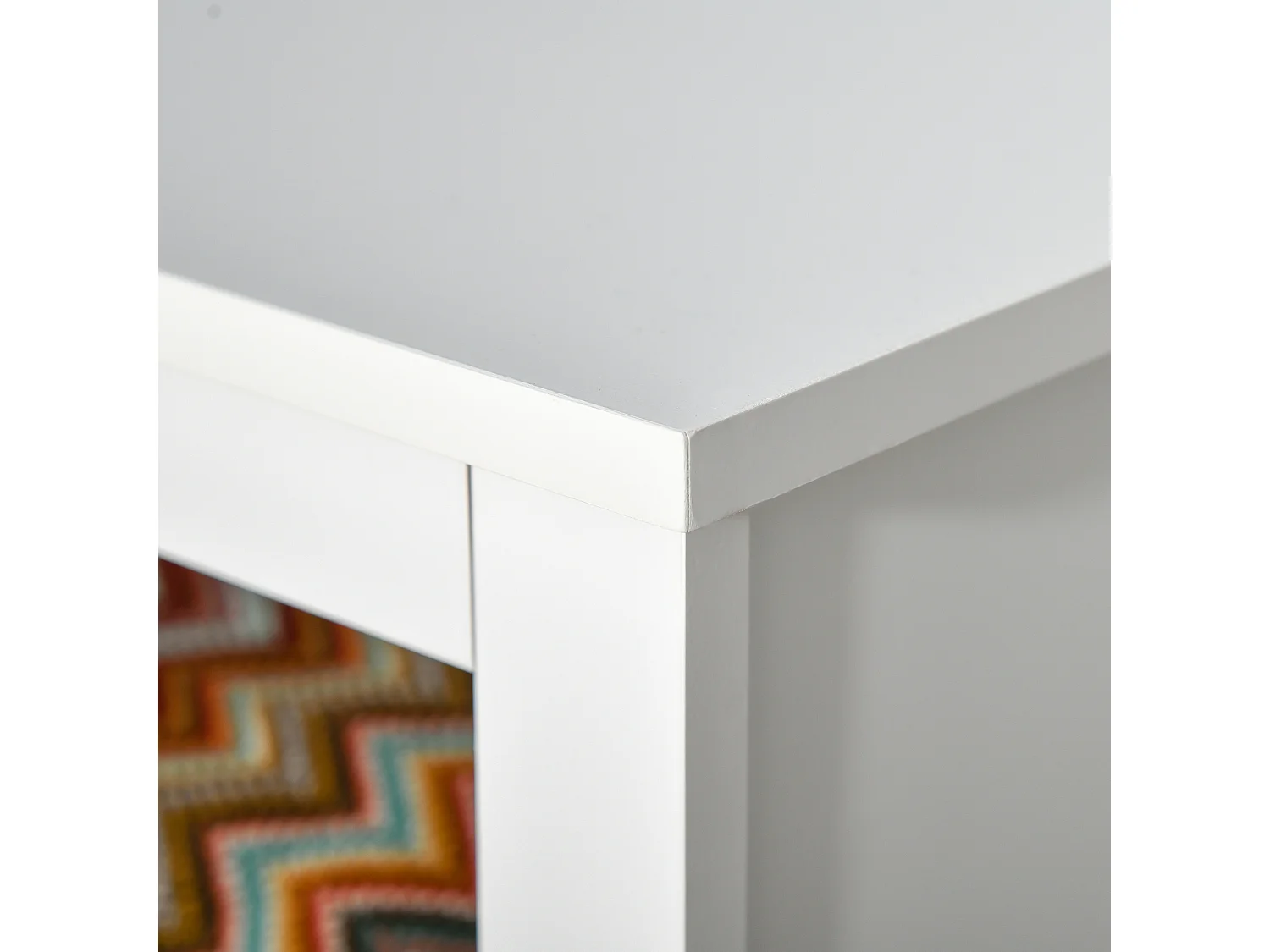 Aparador de salón blanco 102x33x61.5 cm HOMCOM