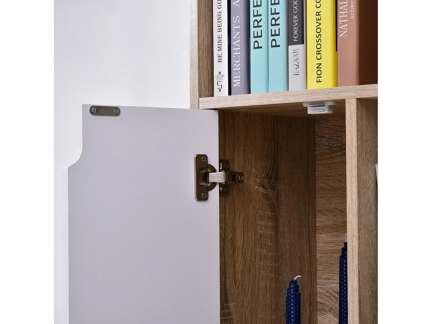 Aparador alto roble 60x30x121 cm HOMCOM