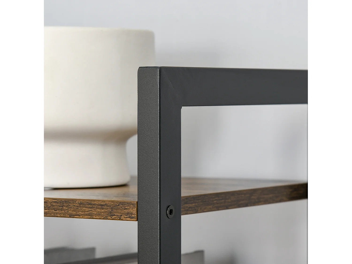 Estantería marrón rústico 40x30x154 cm HOMCOM