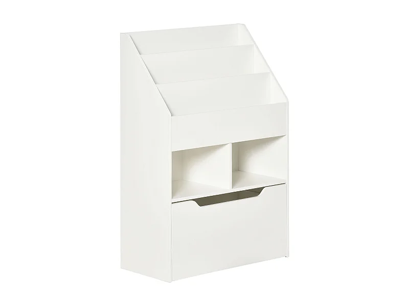 Estantería infantil blanco 60x29.9x90 cm HOMCOM