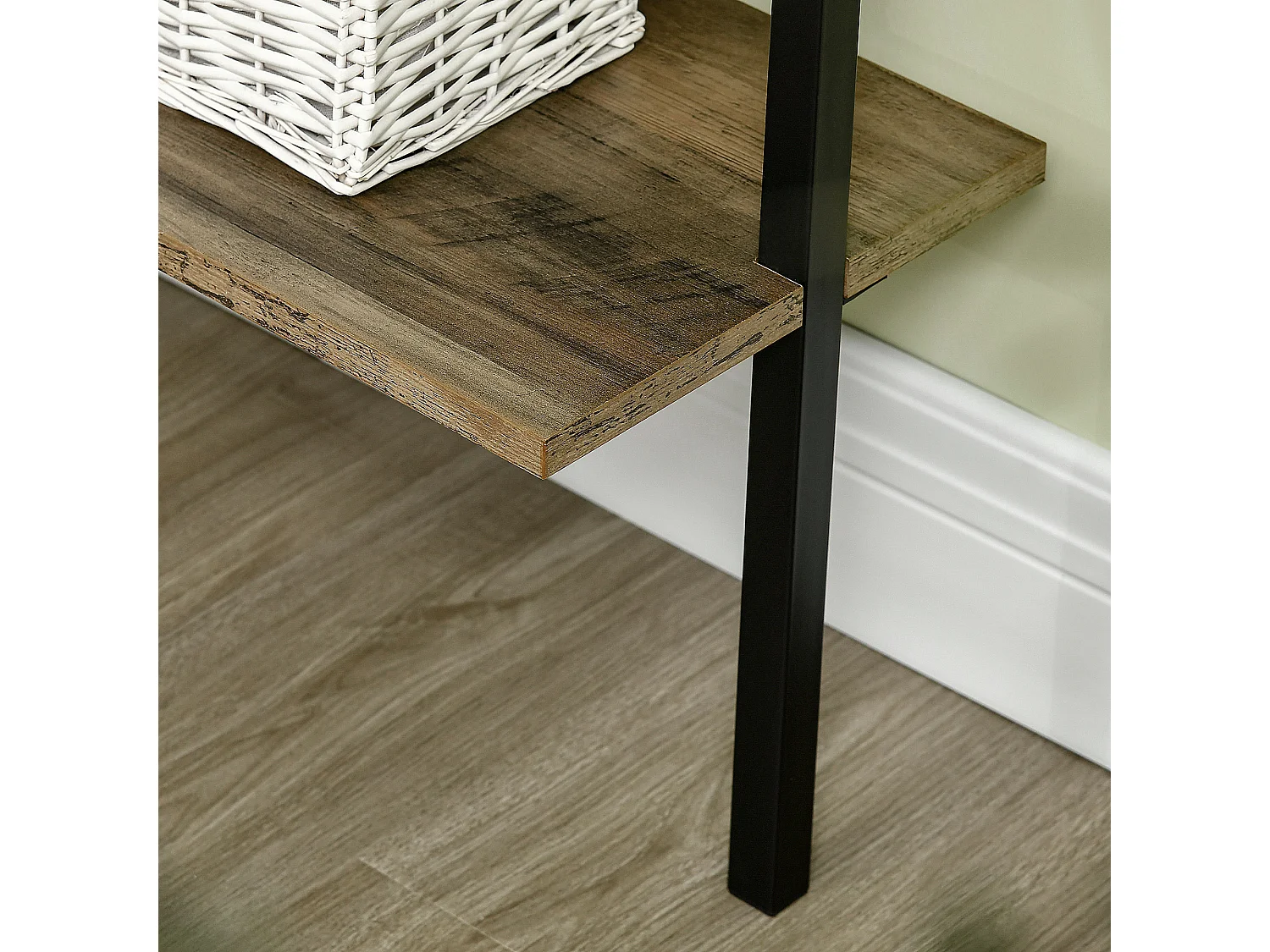 Estantería de escalera marrón 60x30x184.5 cm HOMCOM