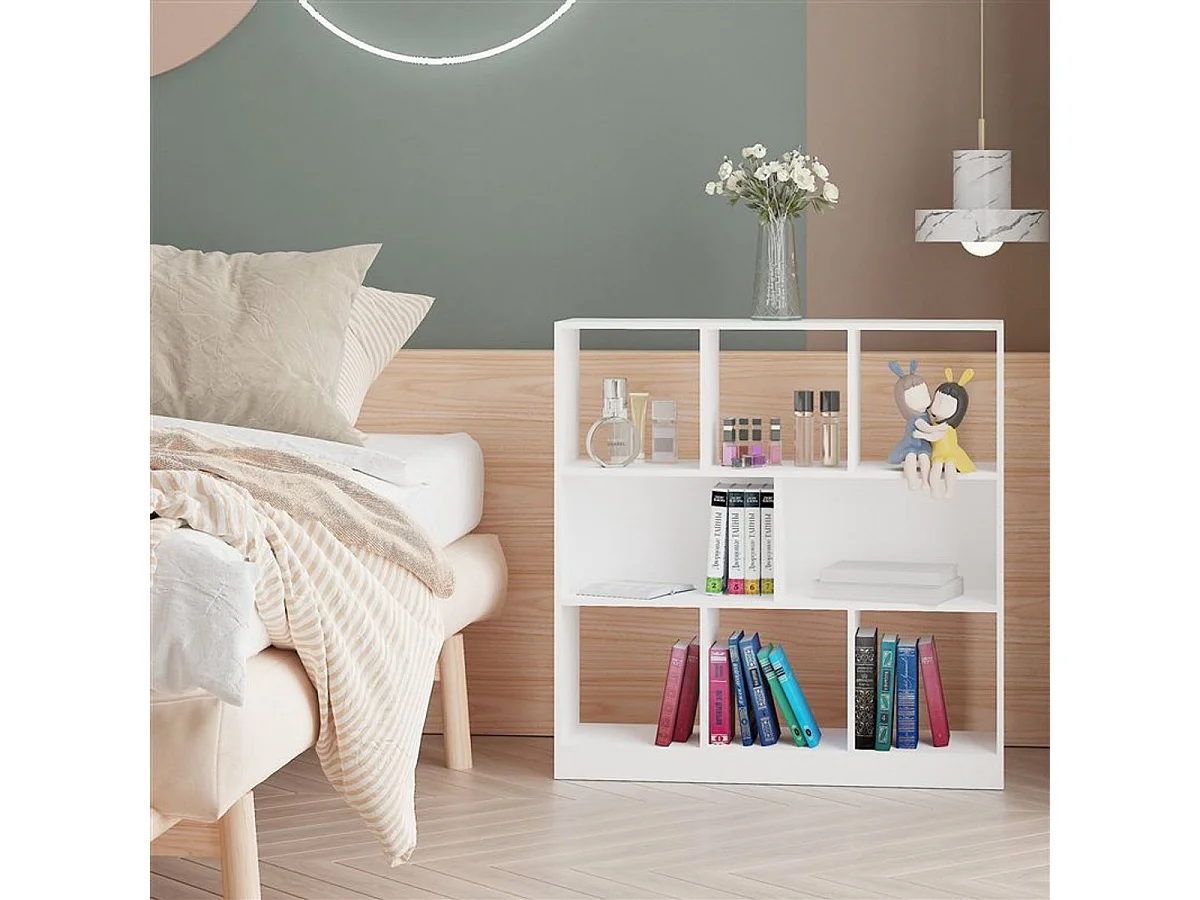 Estantería blanco 97.5x30x100 cm HOMCOM