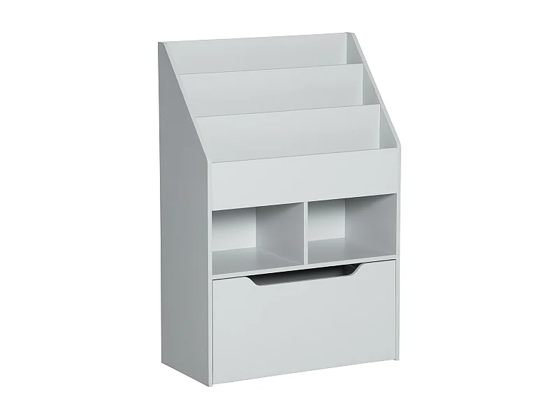 Estantería infantil gris 60x29.9x90 cm HOMCOM