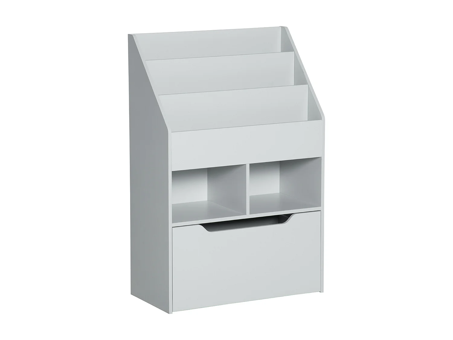 Estantería infantil gris 60x29.9x90 cm HOMCOM