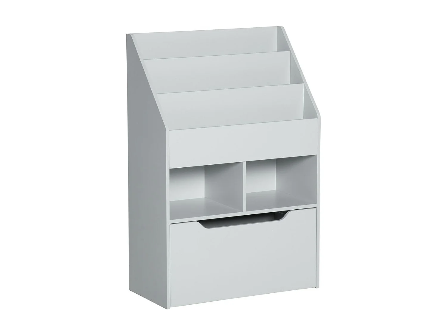 Estantería infantil gris 60x29.9x90 cm HOMCOM