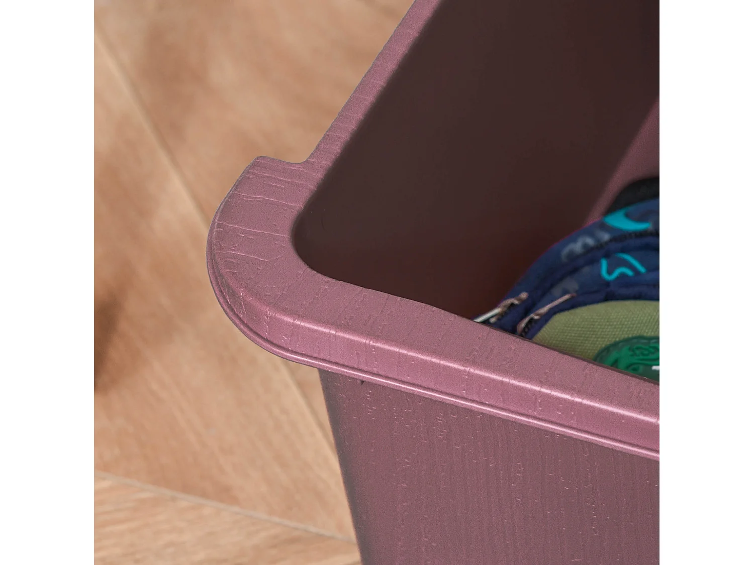 Torre de almacenamiento infantil rosa 37x37x56.5 cm HOMCOM