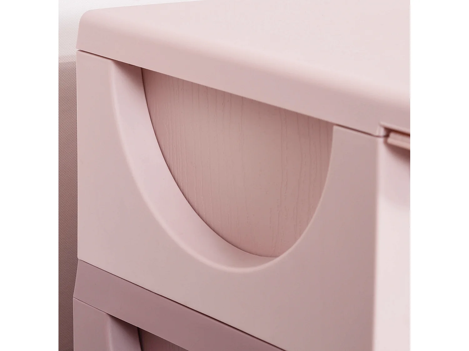 Torre de almacenamiento infantil rosa 37x37x56.5 cm HOMCOM